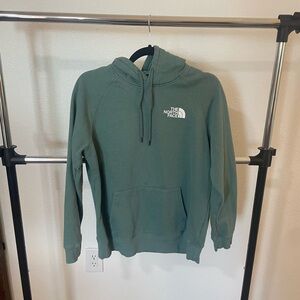 The North Face Womens Green Hoodie Medium